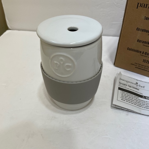 PAMPERED CHEF CERAMIC‎ EGG COOKER - Picture 4 of 6